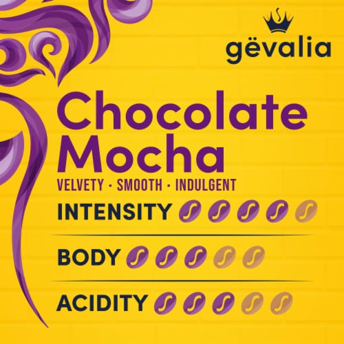 Gevalia Chocolate Mocha Light Roast Ground Coffee Perspective: bottom