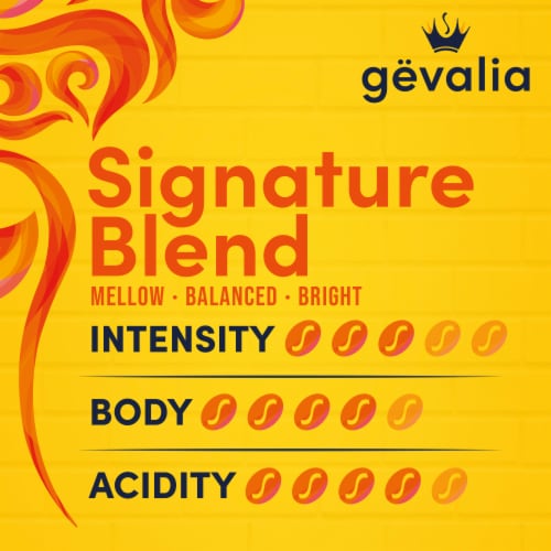 Gevalia Signature Blend Light Roast K-Cup Coffee Pods Perspective: bottom