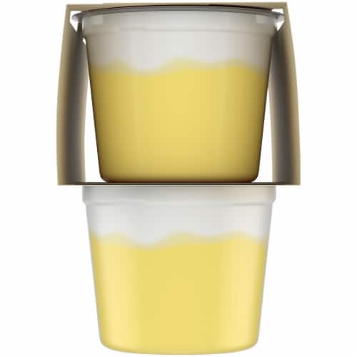 Jell-O Temptations Lemon Meringue Pie Pudding Cups Snack Perspective: bottom