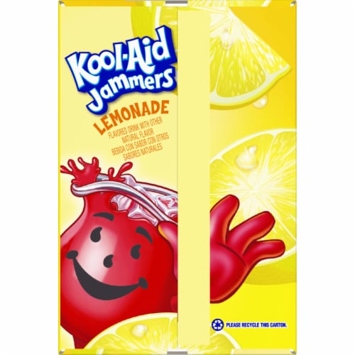 Kool-Aid Jammers Lemonade Naturally Flavored Soft Drink Perspective: bottom
