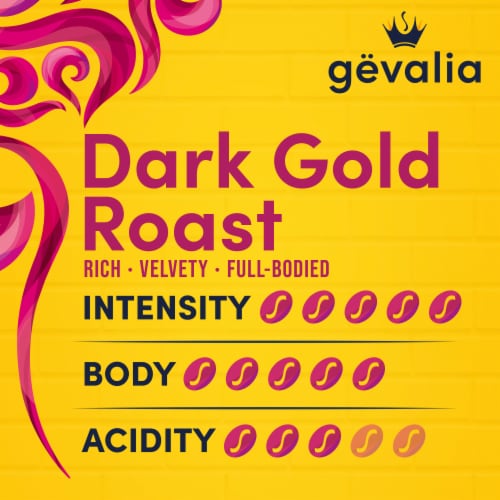 Gevalia Dark Gold Roast Dark Roast Ground Coffee Perspective: bottom