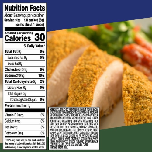 Shake 'N Bake Parmesan Crusted Seasoned Coating Mix, Box, Packets Perspective: bottom