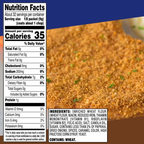 Shake 'N Bake Original Pork Seasoned Coating Mix Value Size, Box, Packets Perspective: bottom