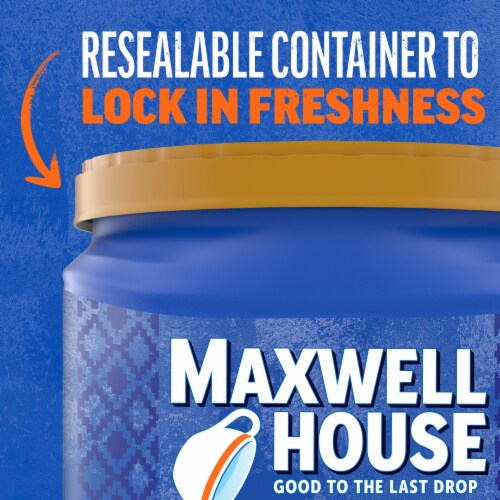 Maxwell House 100% Colombian Medium Roast Ground Coffee Perspective: bottom