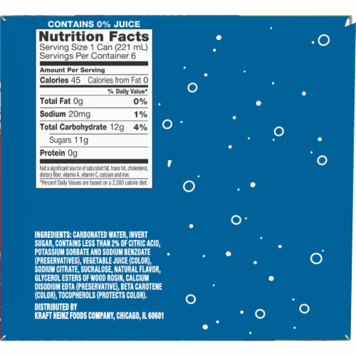 Kool-Aid Sparklers Tropical Punch Flavored Sparkling Drink Perspective: bottom