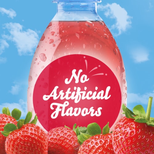 Crystal Light Zero Sugar Caffeinated Sugar Wild Strawberry Drink Mix Packets Perspective: bottom