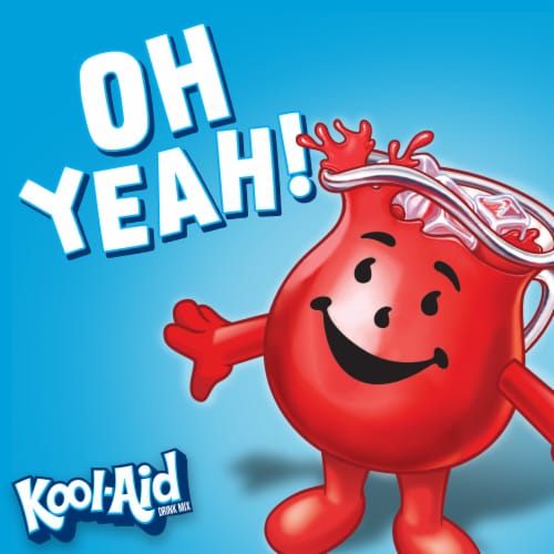 Kool-Aid Tropical Punch Drink Mix Canister Perspective: bottom