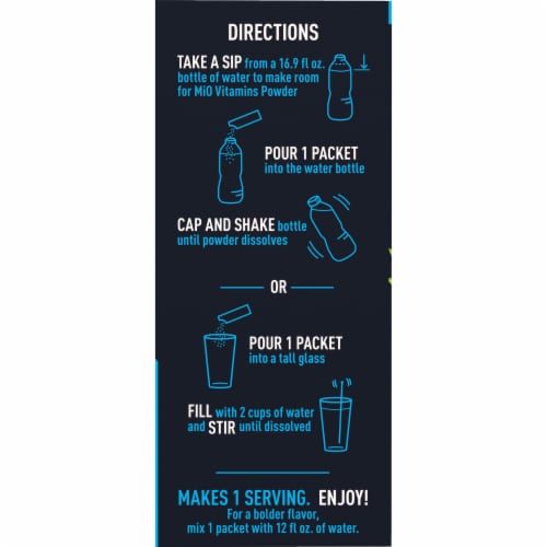 Mio On-The-Go Powdered Drink Mix Perspective: bottom