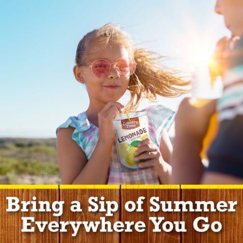 Country Time Lemonade Ready to Drink Flavored Drink Pouches Perspective: bottom