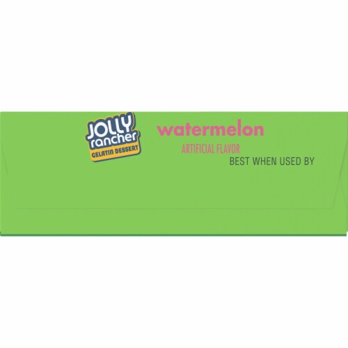 JOLLY RANCHER Watermelon Gelatin Dessert Mix Perspective: bottom
