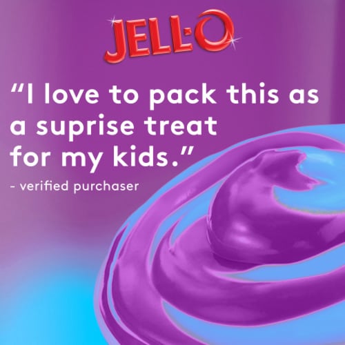 Jell-O Unicorn Magic Cupcake Pudding Cups Snack, 4 ct - Kroger