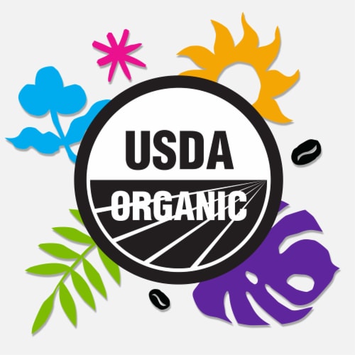 ETHICAL BEAN Lush Medium Dark Roast Fairtrade Organic Ground Coffee Perspective: bottom