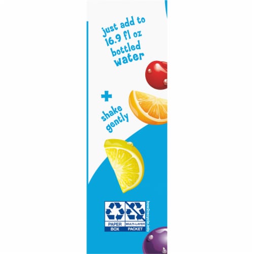 Kool-Aid Zero Sugar Tropical Punch Drink Mix Packets Perspective: bottom