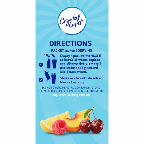 Crystal Light Zero Sugar Refreshing Variety Pack Drink Mix Packets Perspective: bottom