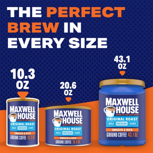 Maxwell House Original Roast Ground Coffee Perspective: bottom