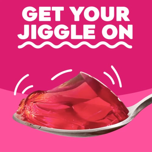 Jell-O Raspberry Gelatin Dessert Mix Perspective: bottom