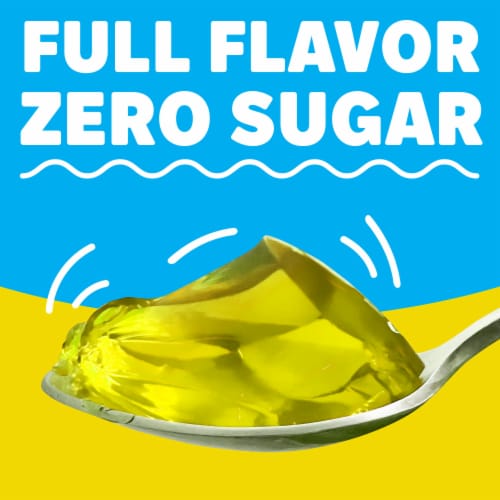 Jell-O Zero Sugar Lemon Flavor Gelatin Perspective: bottom