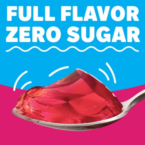 Jell-O Raspberry Sugar Free Gelatin Dessert Mix Perspective: bottom