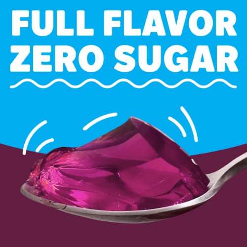Jell-O Black Cherry Sugar Free Gelatin Dessert Mix Perspective: bottom