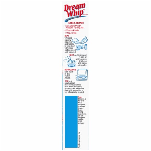 Dream Whip Whipped Topping Mix Perspective: bottom