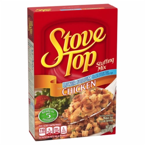 Stove Top Low Sodium Stuffing Mix for Chicken Dressing Perspective: bottom