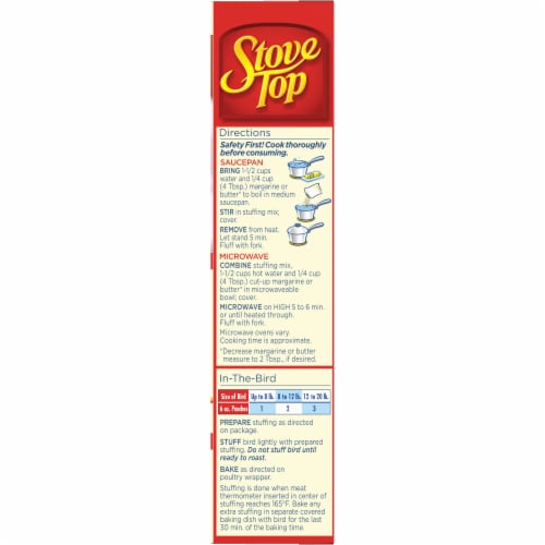 Stove Top Traditional Sage Stuffing Mix Dressing Perspective: bottom