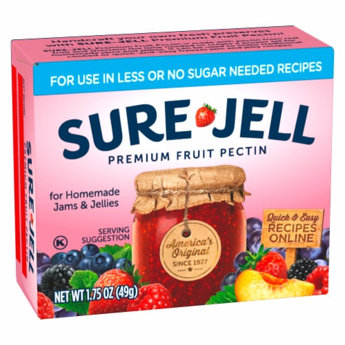 Sure-Jell Premium Fruit Pectin for Less or No Sugar Needed Recipes Perspective: bottom