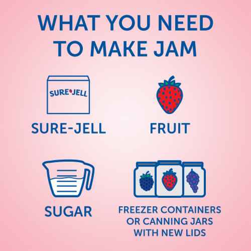 Sure-Jell Premium Fruit Pectin for Less or No Sugar Needed Recipes, Box Perspective: bottom