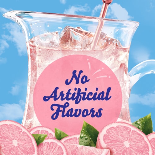Crystal Light Zero Sugar Pink Lemonade Drink Mix Packets Perspective: bottom