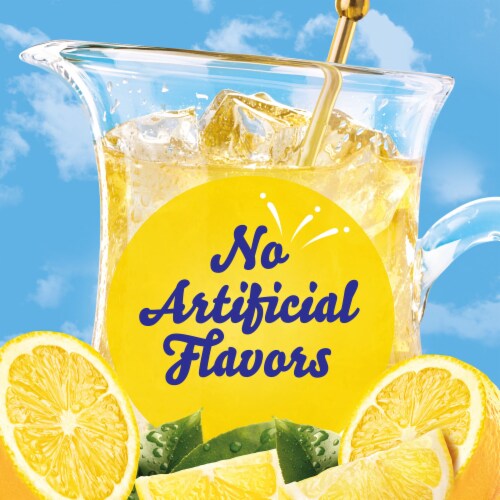Crystal Light Lemonade Sugar Free Caffeine Free Powder Drink Mix Pitcher Packets Perspective: bottom