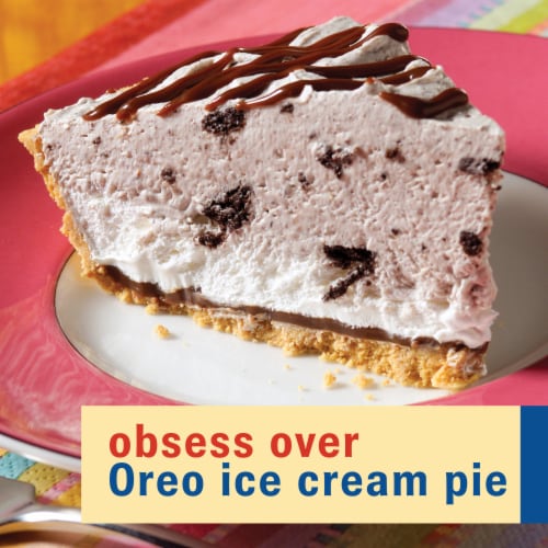 Jell-O Oreo Cookies 'n Creme Instant Pudding & Pie Filling Mix, Box Perspective: bottom