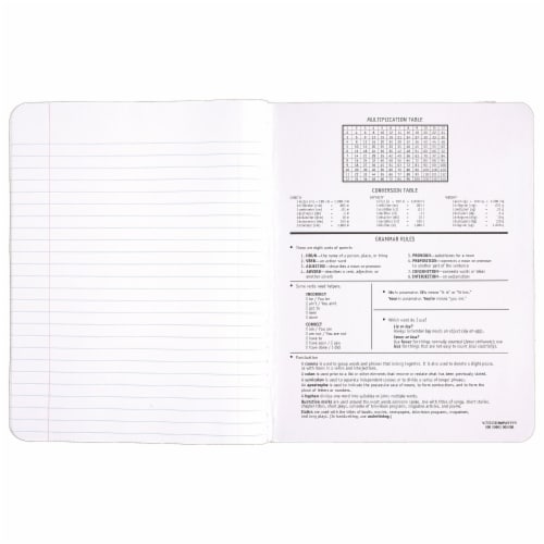 Mead® NOTEBOOK,9.75X7.5,100,BK 09910 Perspective: bottom