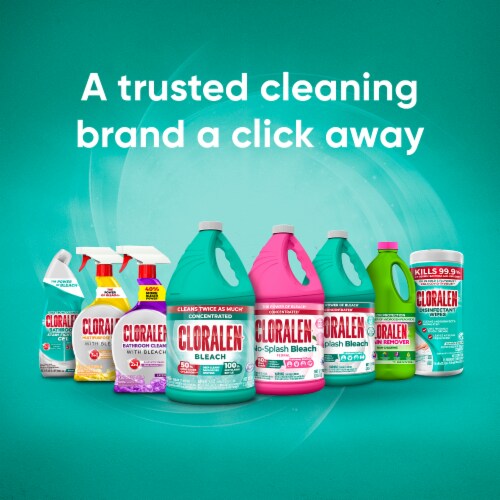 Cloralen Regular Cleaning Liquid Bleach Perspective: bottom
