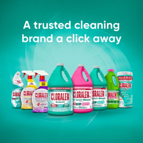 Cloralen Household Cleaning Scented Bleach - Lemon Scent Perspective: bottom