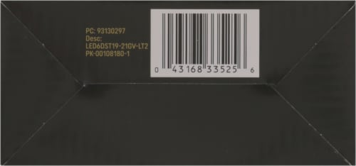 GE LED Vintage Style Light Bulbs Perspective: bottom