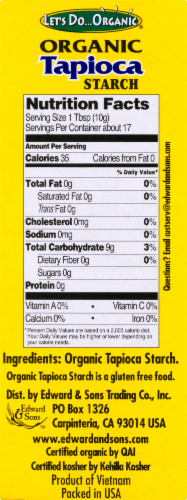 Let's Do Organic Tapioca Starch Perspective: bottom
