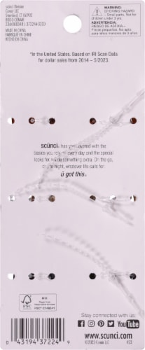 Scunci® All Hair All Day Hold Jaw Hair Clips Perspective: bottom