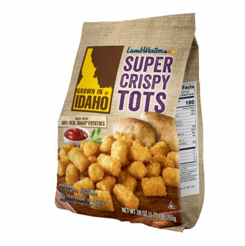 Grown in Idaho® Super Crispy Tots 28 oz Perspective: bottom