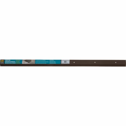 M-D Building Products 2 In. X 36 In. Spice Aluminum Carpet Trim with Screw Nails Perspective: bottom