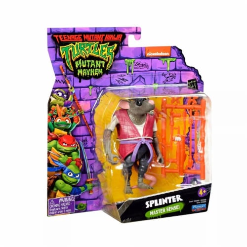 Teenage Mutant Ninja Turtles Mutant Mayhem Splinter 4.5 Figure Perspective: bottom