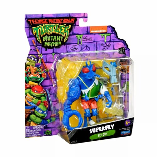 Teenage Mutant Ninja Turtles: Mutant Mayhem Superfly 4 Action Figure Perspective: bottom