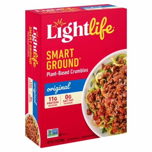 Lightlife Smart Ground® Original Plant-Based Beef Perspective: bottom