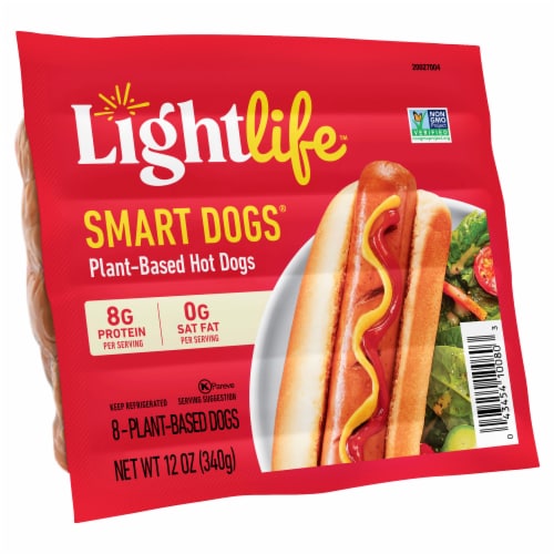 Lightlife Smart Dogs® Plant-Based Vegan Hot Dogs Perspective: bottom