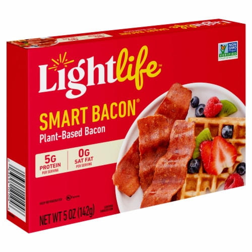 Lightlife Smart Bacon® Plant-Based Vegan Bacon Strips Perspective: bottom