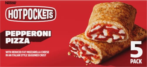 Hot Pockets Frozen Snack Pepperoni Pizza Frozen Sandwiches Perspective: bottom