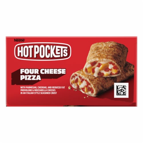 Hot Pockets® Frozen Snack Four Cheese Pizza Garlic Buttery Crust Frozen Sandwiches Perspective: bottom