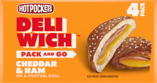 Hot Pockets Deliwich™ Cheddar and Ham Sandwiches Perspective: bottom