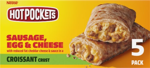 Hot Pockets® Sausage, Egg & Cheese Croissant Crust Breakfast Sandwiches Perspective: bottom