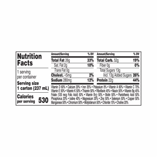 Nestle Boost Very High Calorie Complete Nutritional Drink Very Vanilla 8 oz 24 Ct Perspective: bottom