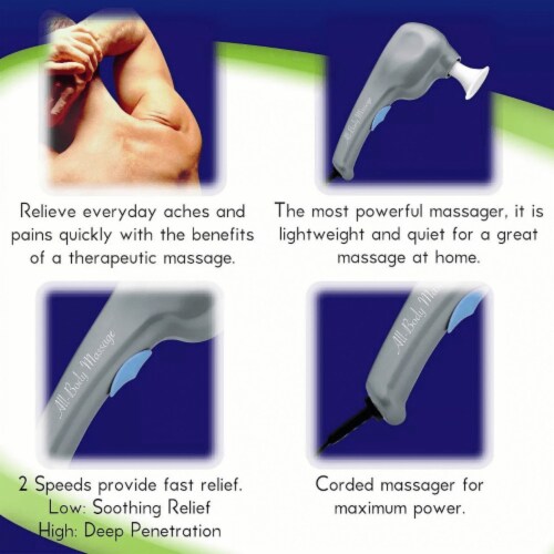 Wahl All Body Powerful Therapeutic 2-Speed Massager Perspective: bottom